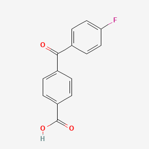 molecular formula C14H9FO3 B8457670 4-(4-Fluorobenzoyl)benzoic acid 