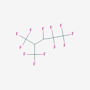 molecular formula C6H2F12 B8457701 1,1,1,2,2,3,5,5,5-Nonafluoro-4-(trifluoromethyl)pentane CAS No. 90278-00-5