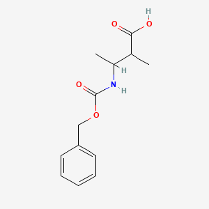 molecular formula C13H17NO4 B8457724 3-{[(Benzyloxy)carbonyl]amino}-2-methylbutanoic acid 