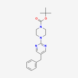 molecular formula C20H26N4O2 B8457852 Tert-butyl 4-(5-benzylpyrimidin-2-yl)piperazine-1-carboxylate 