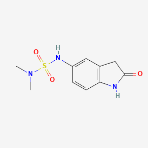molecular formula C10H13N3O3S B8457889 N,N-dimethyl-N'-(2-oxo-2,3-dihydro-1H-indol-5-yl)sulfamide 