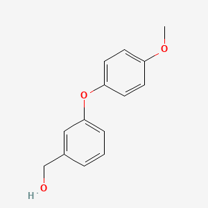 molecular formula C14H14O3 B8457899 (3-(4-Methoxyphenoxy)phenyl)methanol 