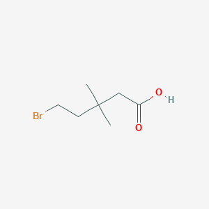 molecular formula C7H13BrO2 B8457901 5-Bromo-3,3-dimethylpentanoic Acid CAS No. 69120-98-5