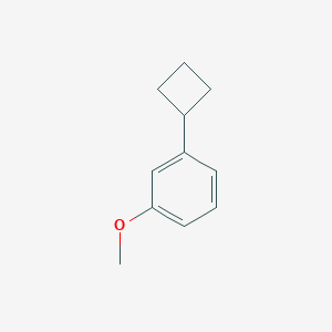 molecular formula C11H14O B8458073 1-Cyclobutyl-3-methoxybenzene 