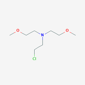 molecular formula C8H18ClNO2 B8458083 2-chloro-N,N-bis(methoxyethyl)ethylamine 