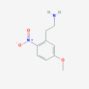molecular formula C9H12N2O3 B8458088 2-(5-Methoxy-2-nitrophenyl)ethanamine 