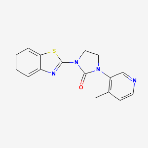 1-Benzothiazol-2-yl-3-(4-methylpyridin-3-yl)imidazolidin-2-one