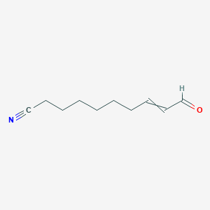 molecular formula C10H15NO B8458107 10-Oxodec-8-enenitrile CAS No. 55500-52-2