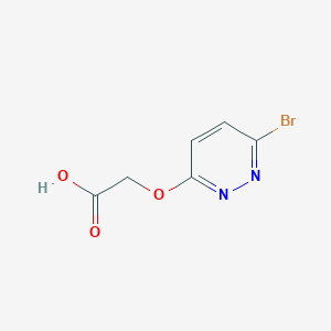 molecular formula C6H5BrN2O3 B8458214 (6-Bromo-pyridazin-3-yloxy)-acetic acid CAS No. 89581-39-5