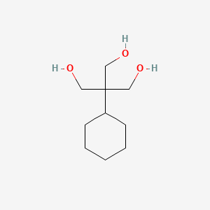 molecular formula C10H20O3 B8458232 2-Cyclohexyl-2-hydroxymethylpropan-1,3-diol 