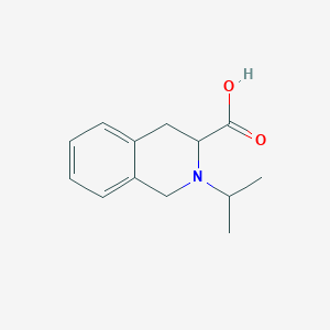 molecular formula C13H17NO2 B8458269 N-isopropyl-1,2,3,4-tetrahydro-3-isoquinolinecarboxylic acid 