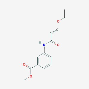 molecular formula C13H15NO4 B8458279 Methyl 3-[(3-ethoxyacryloyl)amino]benzoate CAS No. 88371-31-7