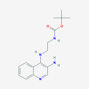 Tert-butyl 2-[(3-aminoquinolin-4-yl)amino]ethylcarbamate