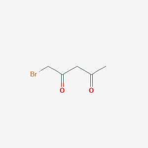 molecular formula C5H7BrO2 B8458399 1-Bromo-2,4-pentanedione 