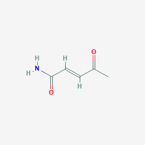 B084584 (E)-4-oxo-2-pentenamide CAS No. 14300-80-2