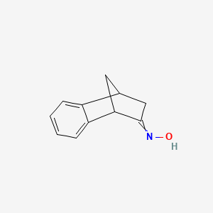 molecular formula C11H11NO B8458400 N-(3,4-Dihydro-1,4-methanonaphthalen-2(1H)-ylidene)hydroxylamine CAS No. 23537-88-4