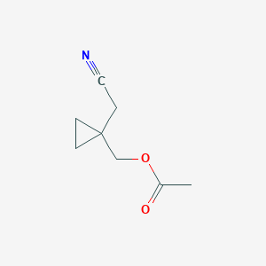 (1-(Cyanomethyl)cyclopropyl)methyl acetate