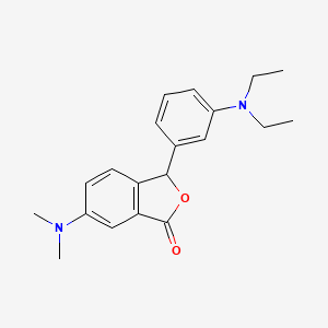 3-[3-(Diethylamino)phenyl]-6-(dimethylamino)-2-benzofuran-1(3H)-one