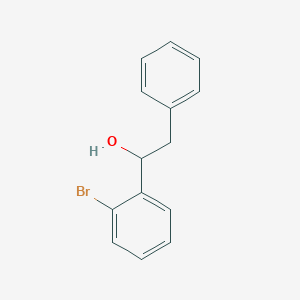 molecular formula C14H13BrO B8458442 1-(2-Bromo-phenyl)-2-phenyl-ethanol 