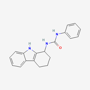 molecular formula C19H19N3O B8458477 N-Phenyl-N'-(2,3,4,9-tetrahydro-1H-carbazol-1-yl)urea CAS No. 827590-94-3