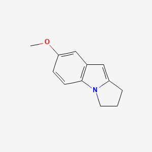 molecular formula C12H13NO B8458514 7-methoxy-2,3-dihydro-1H-pyrrolo[1,2-a]indole 