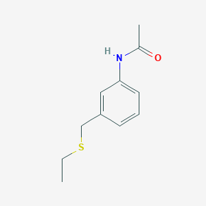 N-(3-(ethylthiomethyl)phenyl)acetamide
