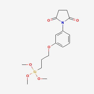 2,5-Pyrrolidinedione, 1-[3-[3-(trimethoxysilyl)propoxy]phenyl]-