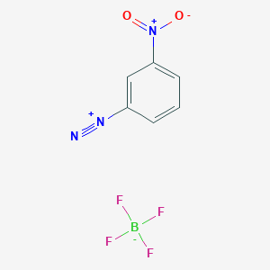 molecular formula C6H4BF4N3O2 B8458565 3-Nitrobenzenediazonium tetrafluoroborate 