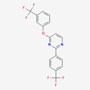 4-(3-Trifluoromethylphenoxy)-2-(4-Trifluoromethylphenyl)-Pyrimidine