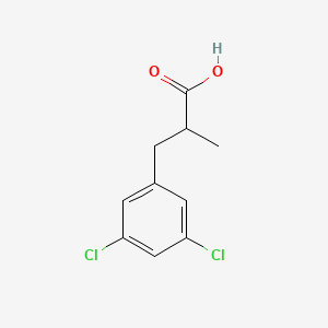 molecular formula C10H10Cl2O2 B8458626 2-(3,5-Dichlorobenzyl)propanoic acid 