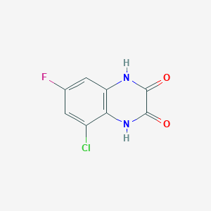 5-Chloro-7-fluoro-1,4-dihydro-2,3-quinoxalinedione