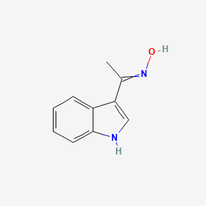 molecular formula C10H10N2O B8458774 1-(1H-indol-3-yl)ethanone oxime 