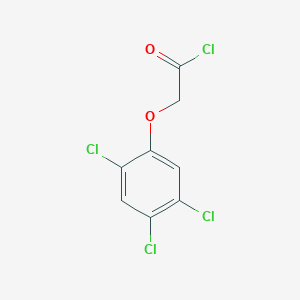 molecular formula C8H4Cl4O2 B8458805 2,4,5-Trichlorophenoxyacetyl chloride CAS No. 777-08-2