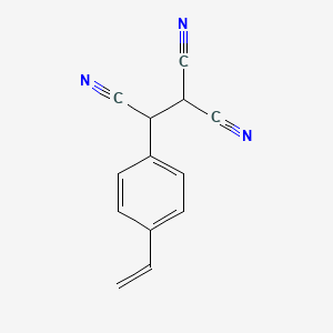 2-(4-Ethenylphenyl)ethane-1,1,2-tricarbonitrile