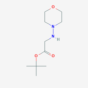 molecular formula C10H20N2O3 B8458916 N-(morpholino)glycine t-butyl ester 