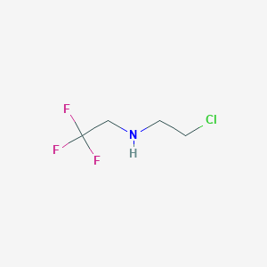 molecular formula C4H7ClF3N B8458989 (2-Chloroethyl)(2,2,2-trifluoroethyl)amine 