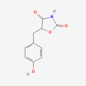5-([4-Hydroxyphenyl]methyl)oxazolidine-2,4-dione