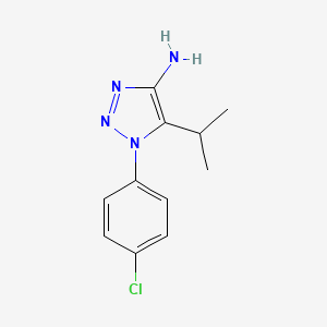 1-(4-Chlorophenyl)-5-isopropyltriazol-4-amine