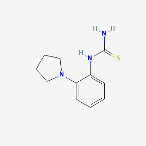 N-(2-pyrrolidin-1-ylphenyl)thiourea