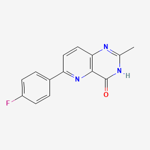 6-(4-Fluorophenyl)-2-methylpyrido[3,2-d]pyrimidin-4(1H)-one
