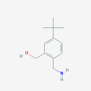 (2-Aminomethyl-5-t-butylphenyl)methanol