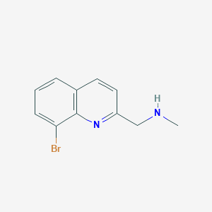 (8-Bromo-quinolin-2-ylmethyl)-methylamine