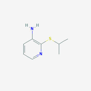 molecular formula C8H12N2S B8459414 3-Amino-2-isopropylthiopyridine CAS No. 256473-08-2