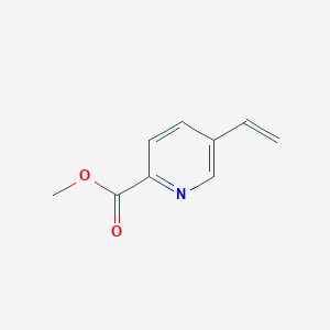 molecular formula C9H9NO2 B8459469 Methyl 5-ethenylpyridine-2-carboxylate CAS No. 1147893-82-0