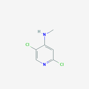 molecular formula C6H6Cl2N2 B8459485 2,5-dichloro-N-methylpyridin-4-amine 