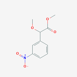 (RS)-methoxy-(3-nitro-phenyl)-acetic acid methyl ester