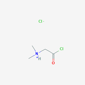 molecular formula C4H9Cl2NO B8459557 (2-Chloro-2-oxoethyl)dimethylazanium chloride 