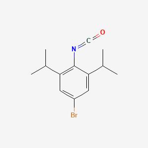 molecular formula C13H16BrNO B8459593 5-Bromo-2-isocyanato-1,3-di(propan-2-yl)benzene CAS No. 57481-60-4