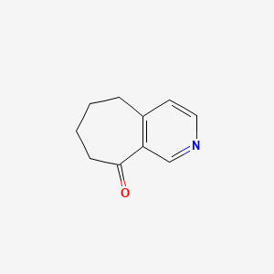 molecular formula C10H11NO B8459645 5,6,7,8-Tetrahydrocyclohepta[c]pyridine-9-one 