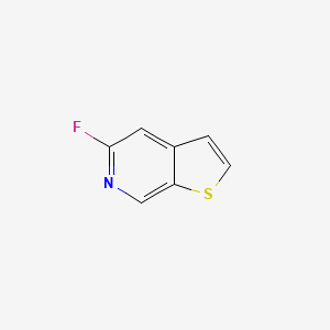 molecular formula C7H4FNS B8459648 5-Fluorothieno[2,3-c]pyridine 